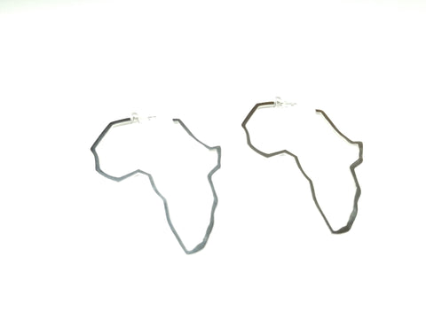 Mother Africa  Silver Earrings